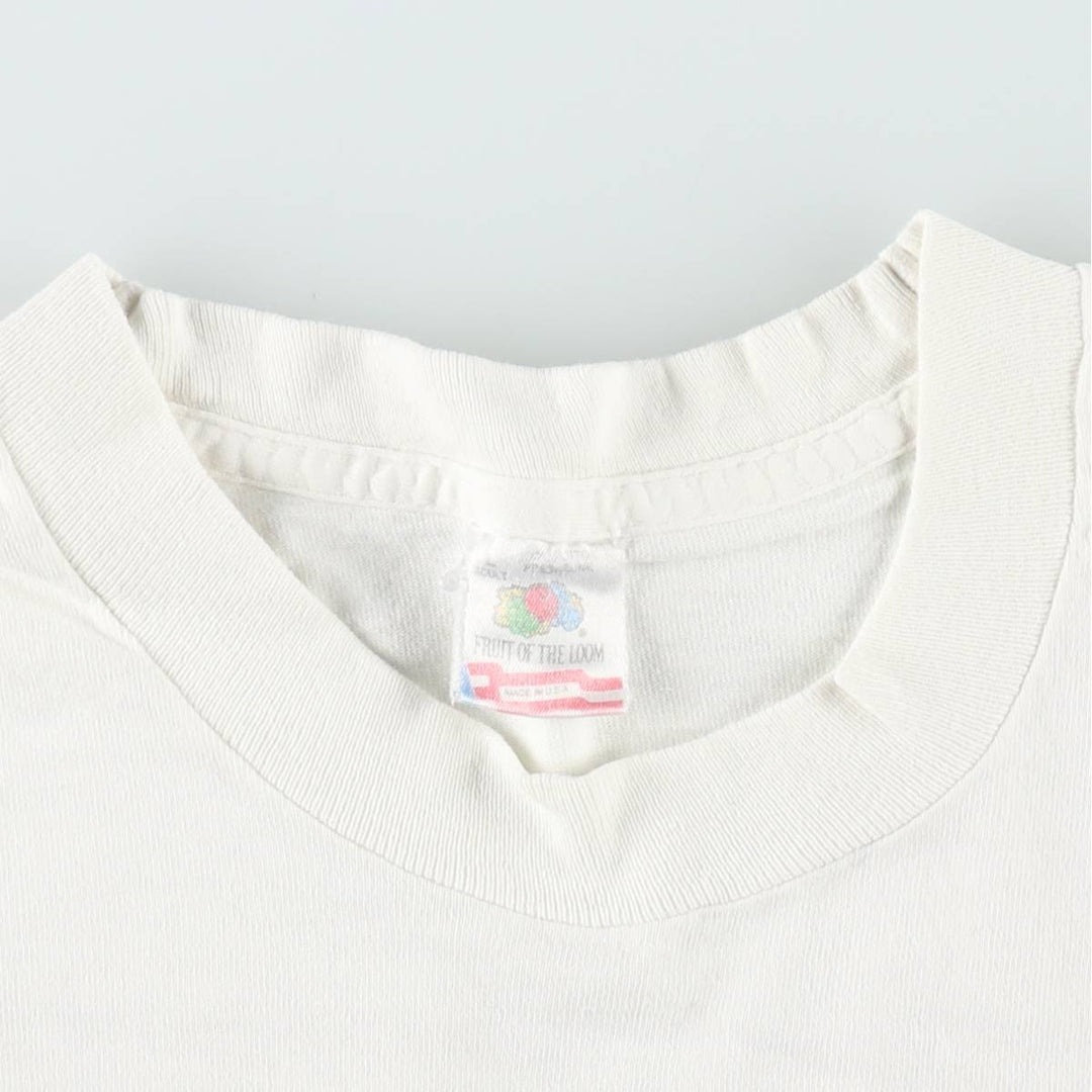 90'S Fruit of the Loom Point of Grace Band T-shirt, Made in USA, Men's Size L (approx.), Vintage cotton white type Vintage Second Hand