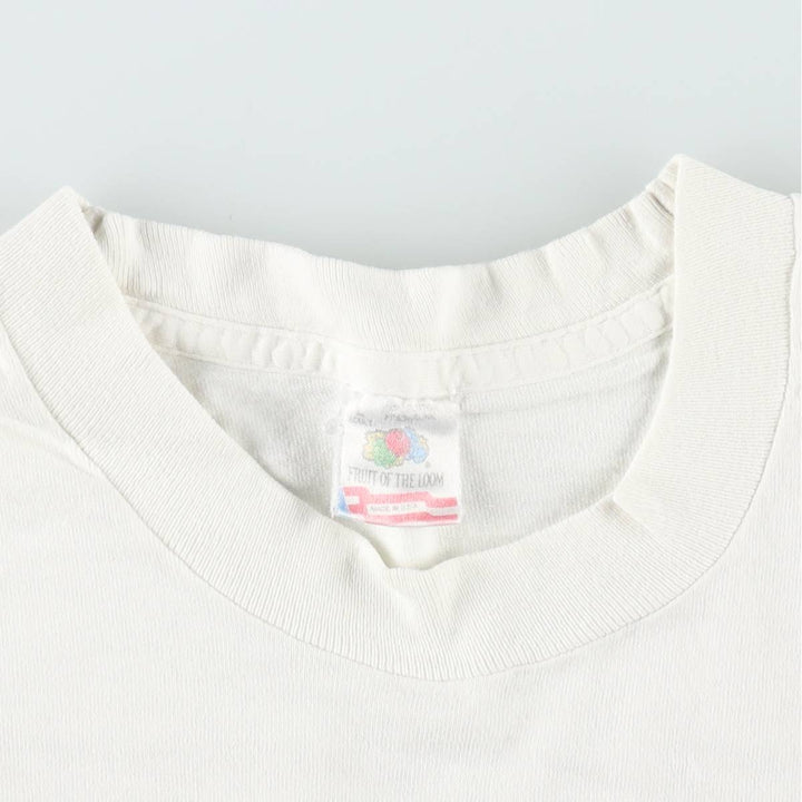 90'S Fruit of the Loom Point of Grace Band T-shirt, Made in USA, Men's Size L (approx.), Vintage cotton white type Vintage Second Hand