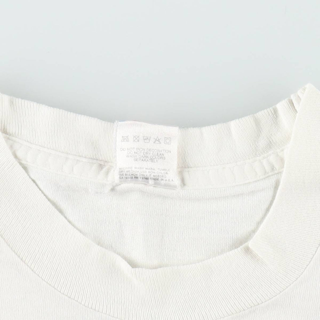 90'S Fruit of the Loom Point of Grace Band T-shirt, Made in USA, Men's Size L (approx.), Vintage cotton white type Vintage Second Hand