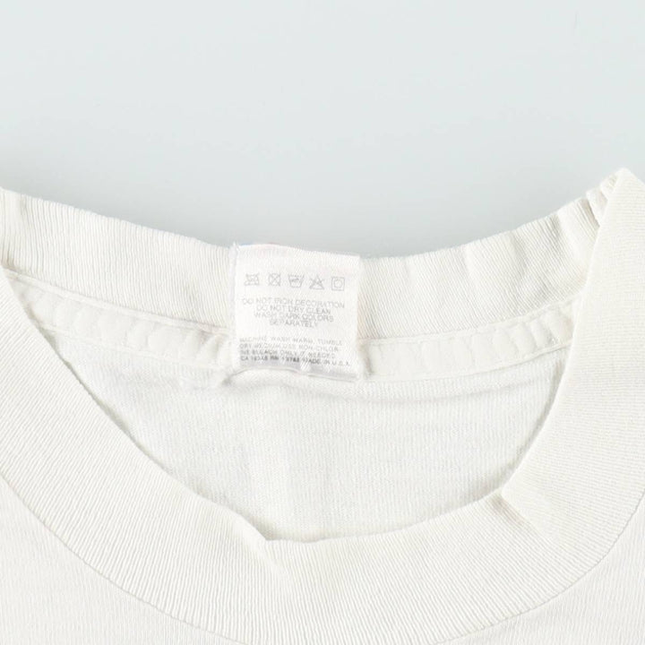 90'S Fruit of the Loom Point of Grace Band T-shirt, Made in USA, Men's Size L (approx.), Vintage cotton white type Vintage Second Hand