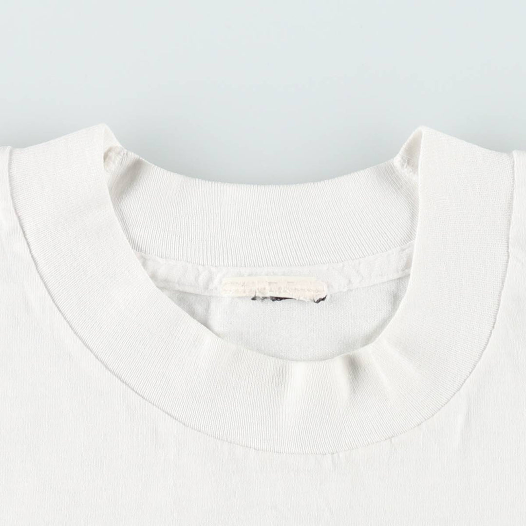 90'S Vintage Printed T-Shirt, Men's XL unclear white type Vintage Second Hand