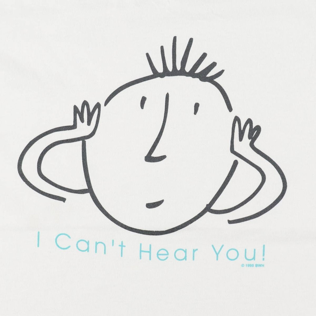 90'S Vintage Printed T-Shirt, Men's XL unclear white type Vintage Second Hand