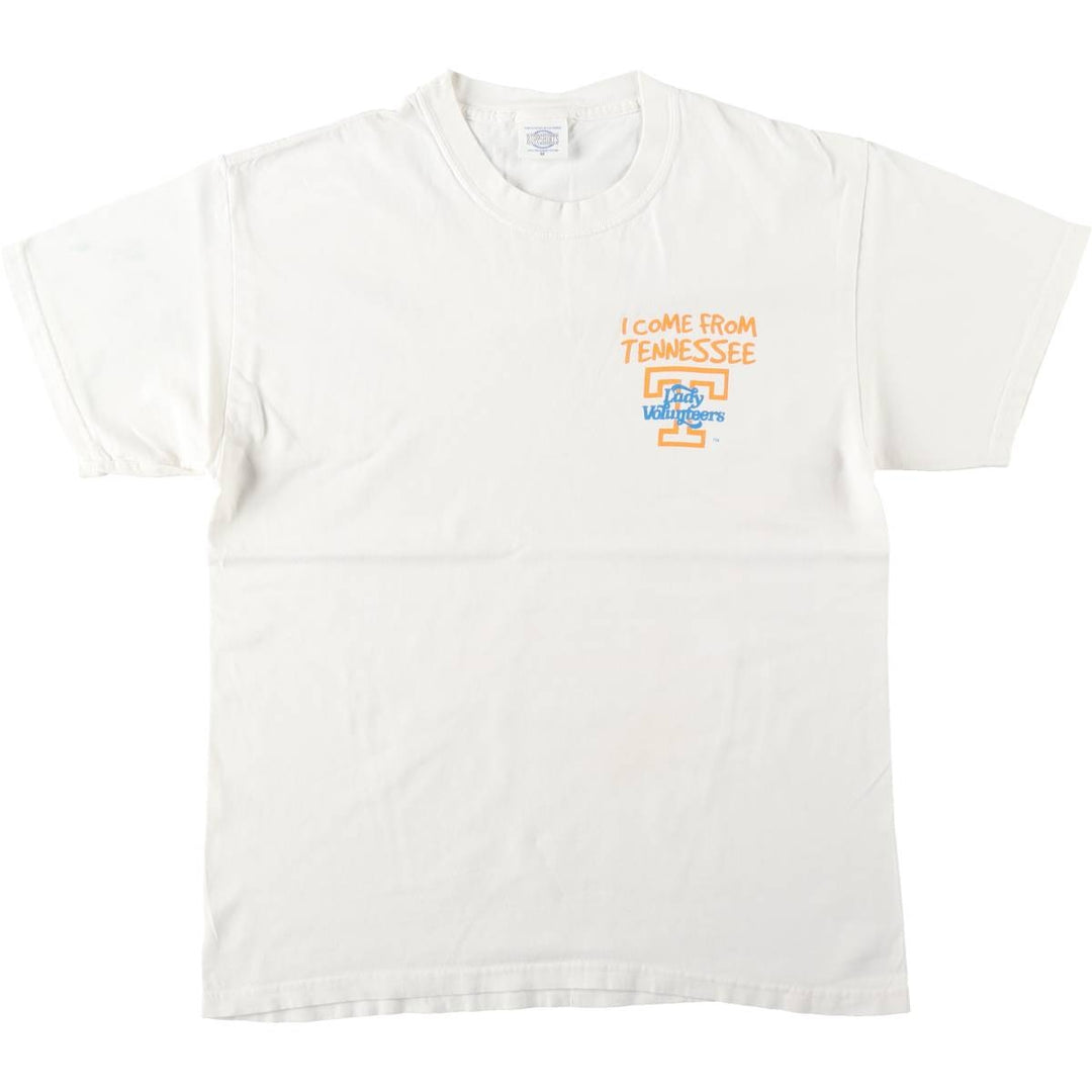 2000'S RUPPSHIRTS College T-shirt, Men's Size M (approx.) cotton white type Vintage Second Hand