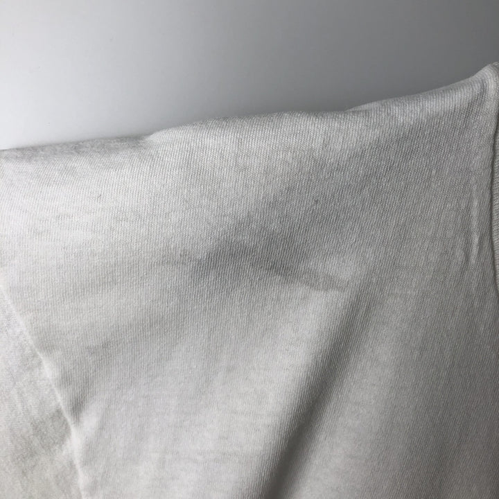 Vintage 90'S Hanes printed T-shirt, men's XL size cotton white type Vintage Second Hand