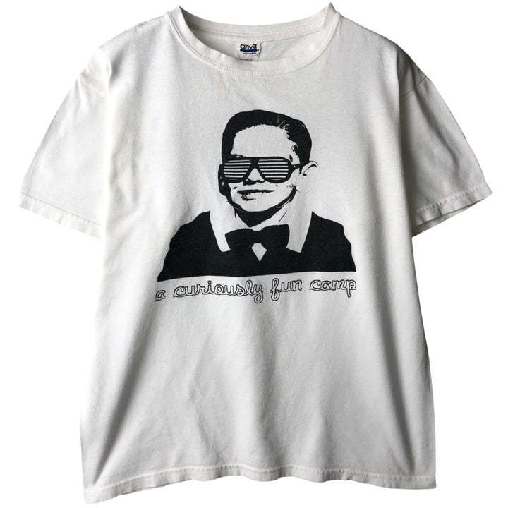 Anvil (Who's this?) Printed T-shirt, Men's Size M cotton white type Vintage Second Hand