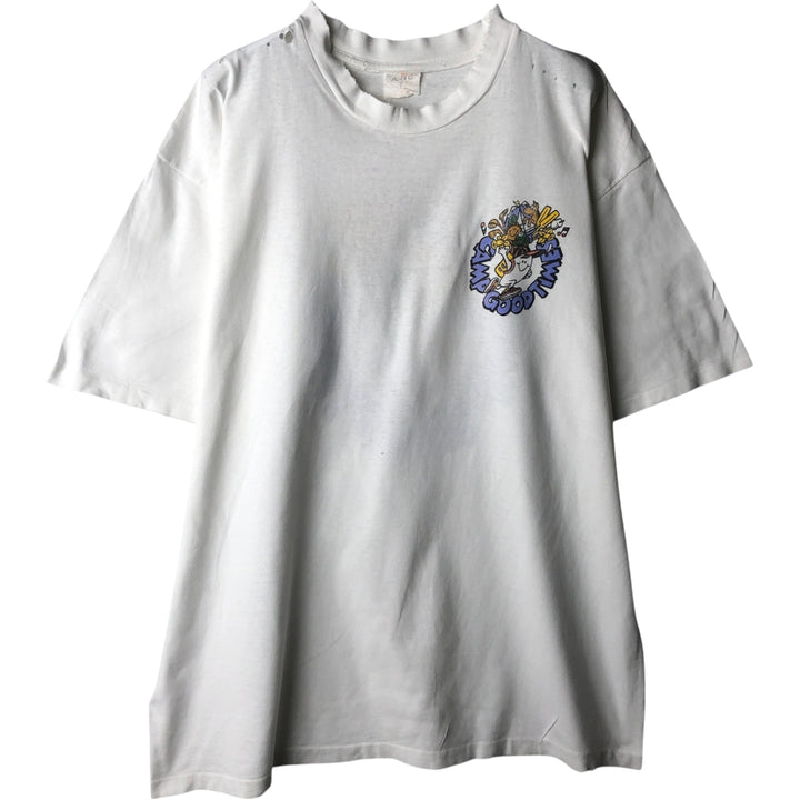 KING Ts Printed T-Shirt, Men's XL (approx.), Vintage cotton white type Vintage Second Hand
