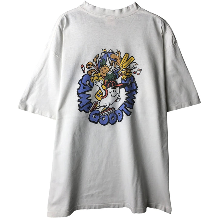 KING Ts Printed T-Shirt, Men's XL (approx.), Vintage cotton white type Vintage Second Hand