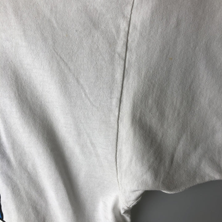 80s-90'S Screen Stars Print T-Shirt, Men's Size XL (Equivalent), Vintage unclear white type Vintage Second Hand