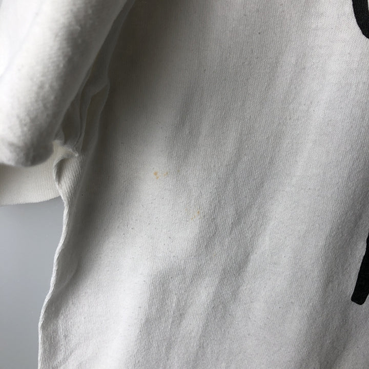 90'S Fruit of the Loom printed T-shirt, made in the USA, men's size L, vintage cotton white type Vintage Second Hand