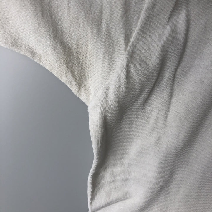90'S Fruit of the Loom printed T-shirt, made in the USA, men's XL size, vintage cotton white type Vintage Second Hand