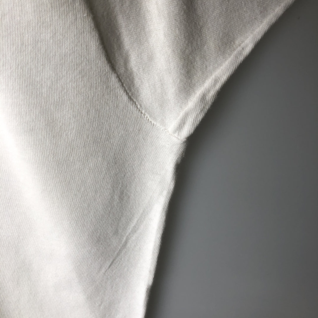 90'S Fruit of the Loom printed T-shirt, made in the USA, men's XL size, vintage cotton white type Vintage Second Hand