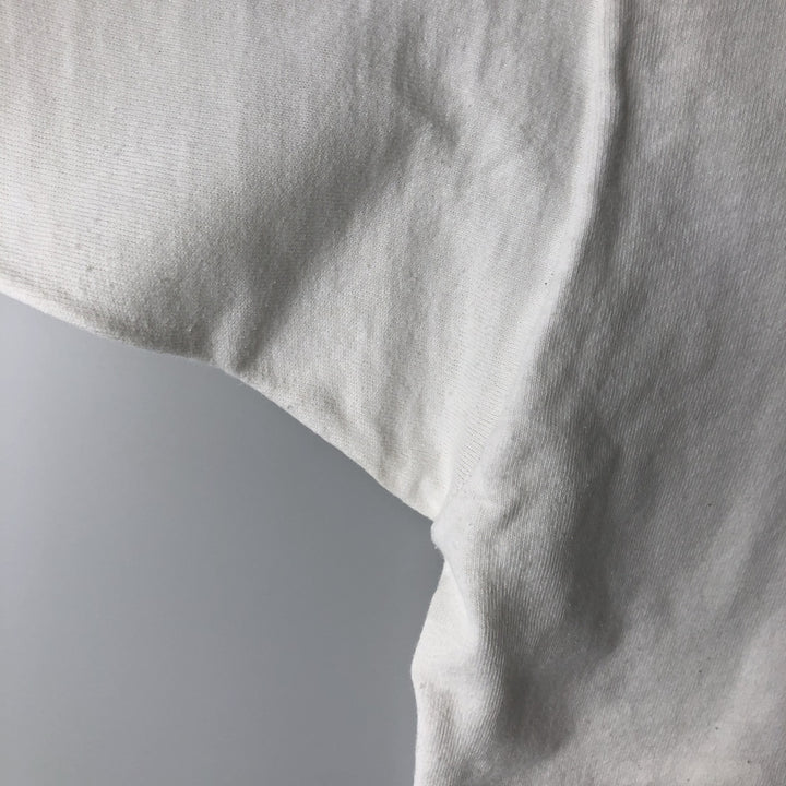 90'S Fruit of the Loom printed T-shirt, made in the USA, men's XL size, vintage cotton white type Vintage Second Hand