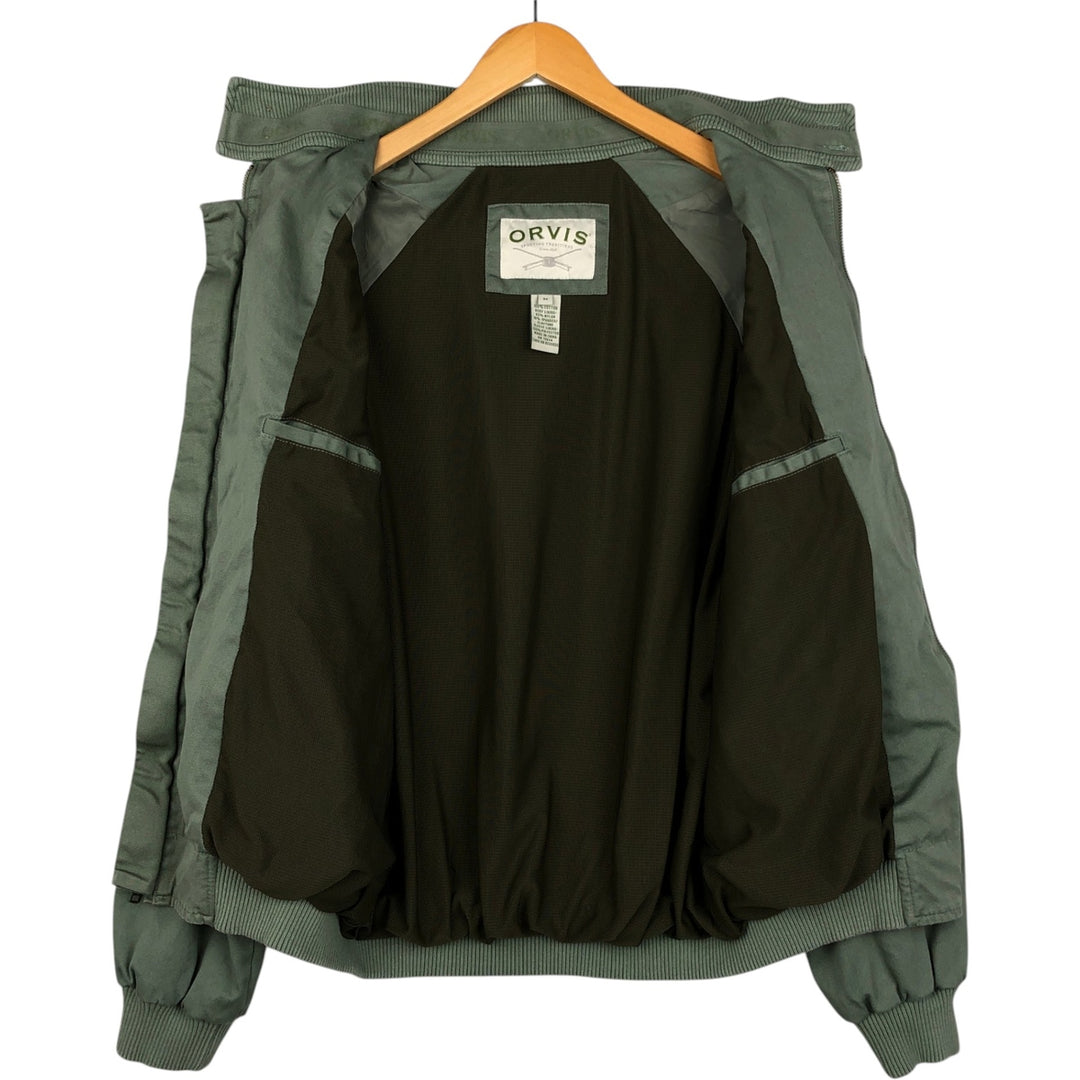 2000'S Orvis Harrington Jacket Swing Top, Men's Size M cotton Khaki type Vintage Second Hand