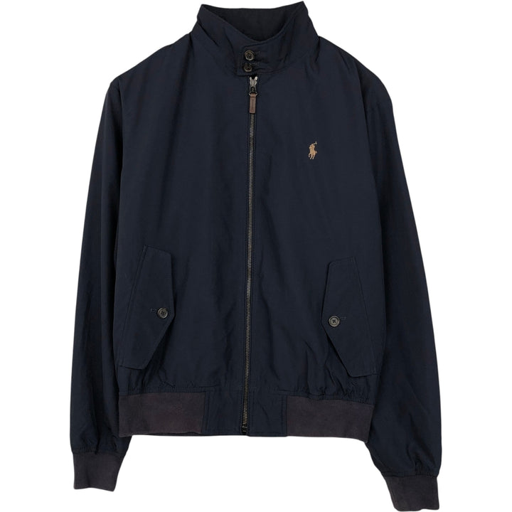 Ralph Lauren POLO RALPH LAUREN Harrington Jacket, Swing Top, Men's Size Small polyester navy blue type Vintage Second Hand