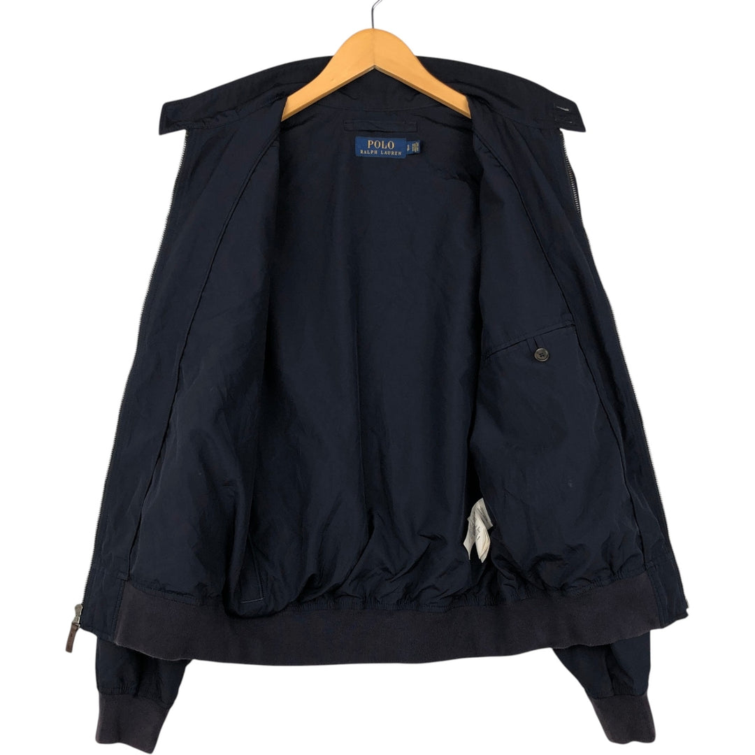 Ralph Lauren POLO RALPH LAUREN Harrington Jacket, Swing Top, Men's Size Small polyester navy blue type Vintage Second Hand