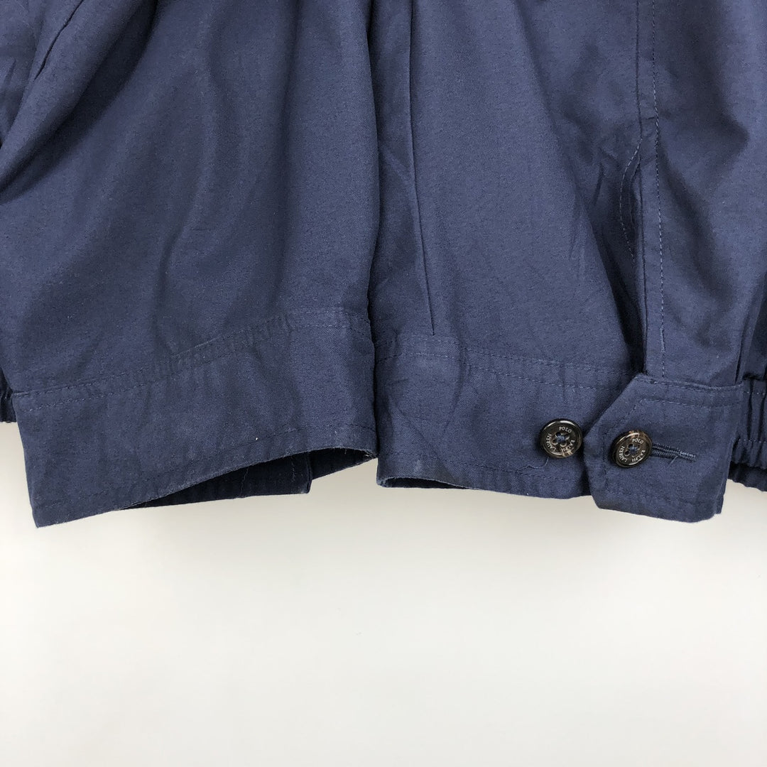 Ralph Lauren POLO RALPH LAUREN Swing Top Sports Jacket Men's XXL polyester navy blue type Vintage Second Hand