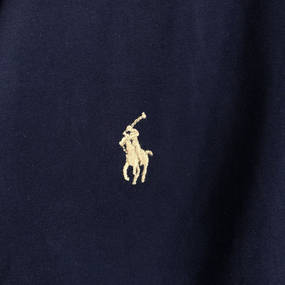 Ralph Lauren POLO by Ralph Lauren Swing Top Sports Jacket Men's XL polyester navy blue type Vintage Second Hand