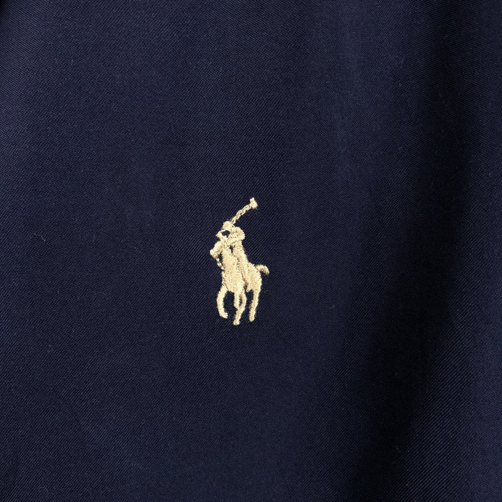 Ralph Lauren POLO by Ralph Lauren Swing Top Sports Jacket Men's XL polyester navy blue type Vintage Second Hand