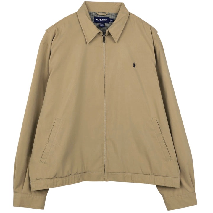 Ralph Lauren POLO GOLF Swing Top Sports Jacket Men's XL polyester Beige type Vintage Second Hand