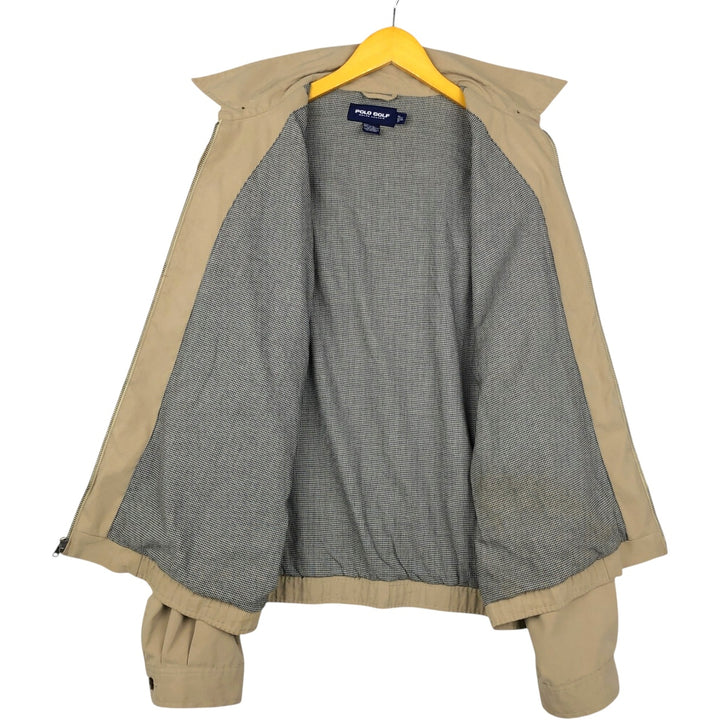 Ralph Lauren POLO GOLF Swing Top Sports Jacket Men's XL polyester Beige type Vintage Second Hand