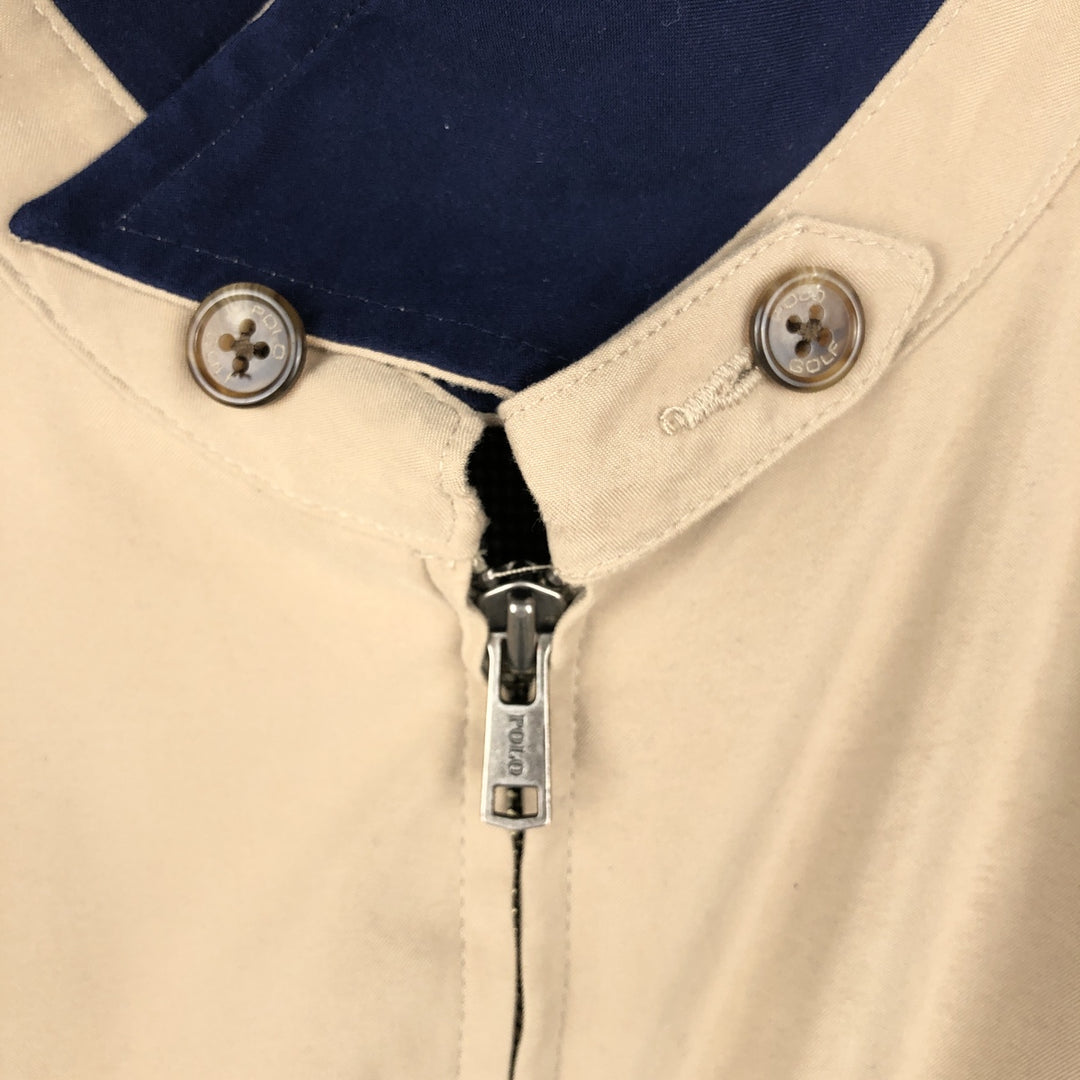 Ralph Lauren POLO GOLF Swing Top Sports Jacket Men's XL polyester Beige type Vintage Second Hand