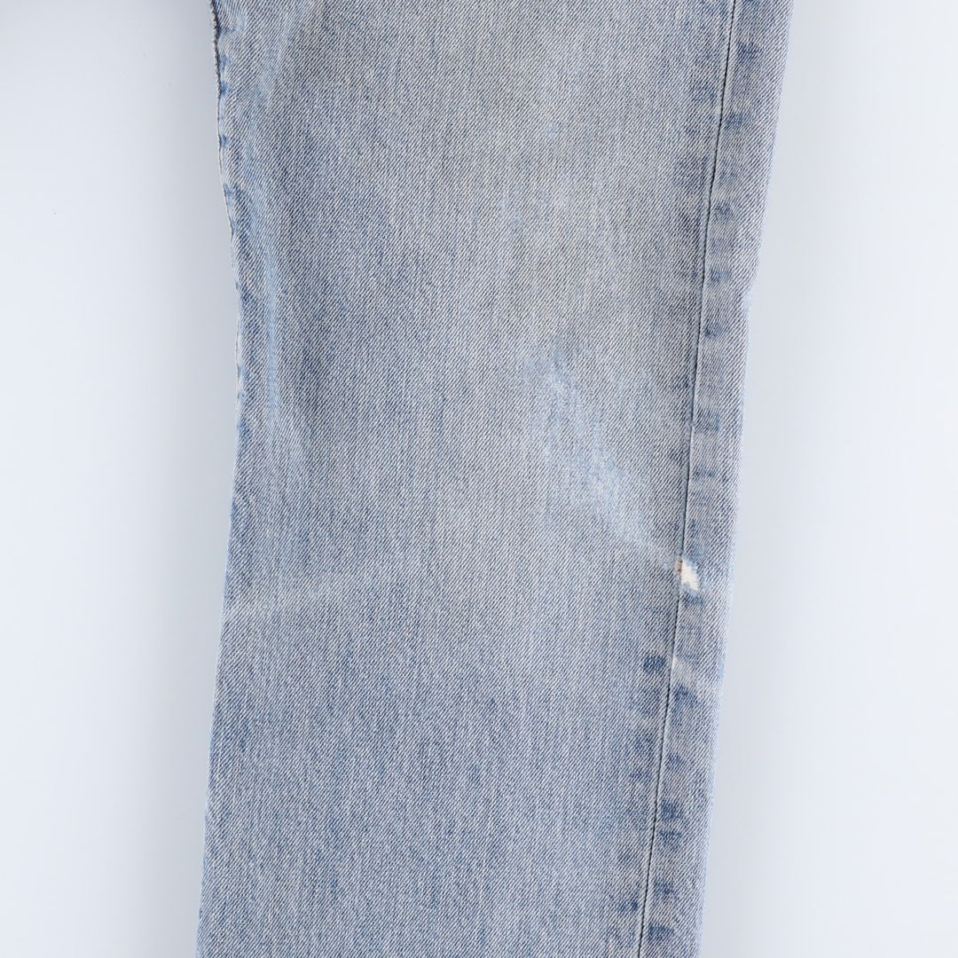 Levi's 501-0193 Straight Denim Pants, W33L32 (equivalent to men's W34) cotton Blue type light blue Vintage Second Hand
