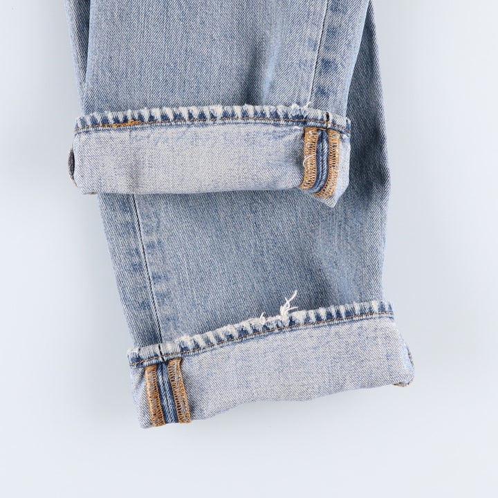 Levi's 501-0193 Straight Denim Pants, W33L32 (equivalent to men's W34) cotton Blue type light blue Vintage Second Hand