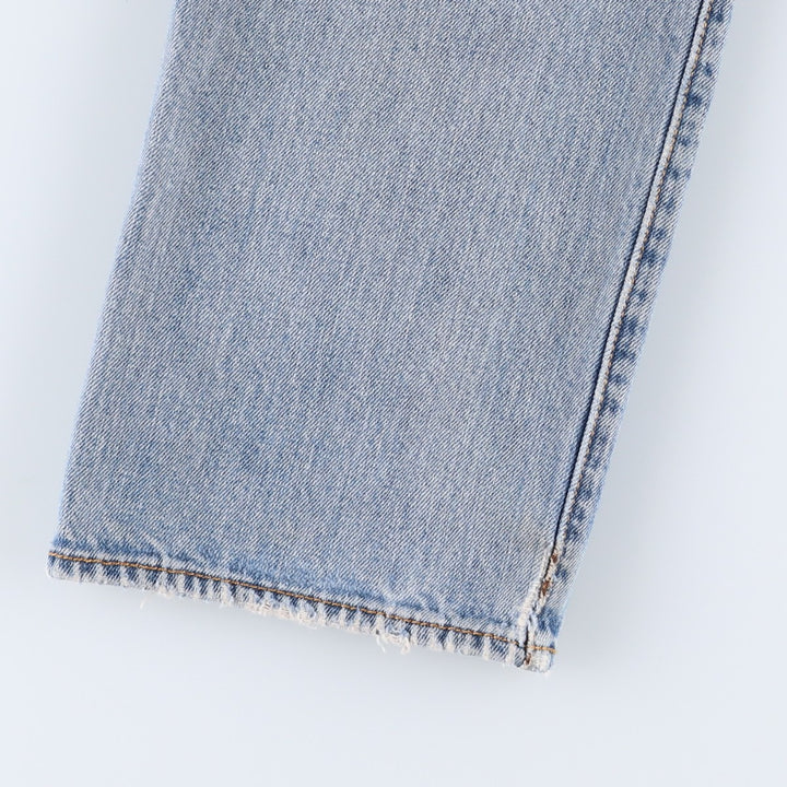 Levi's 501-0193 Straight Denim Pants, W33L32 (equivalent to men's W34) cotton Blue type light blue Vintage Second Hand