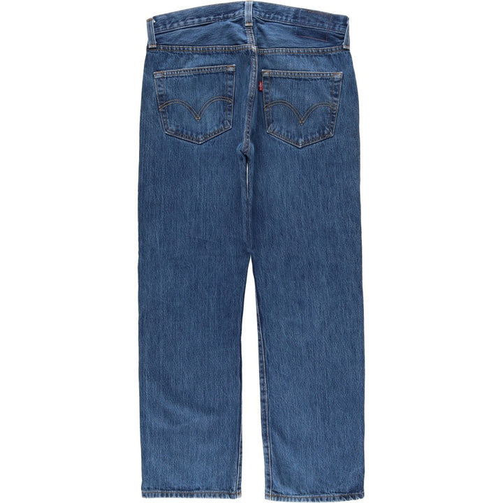 Levi's 501 STRAIGHT FIT straight denim pants for men, equivalent to w34 cotton blue type Vintage Second Hand
