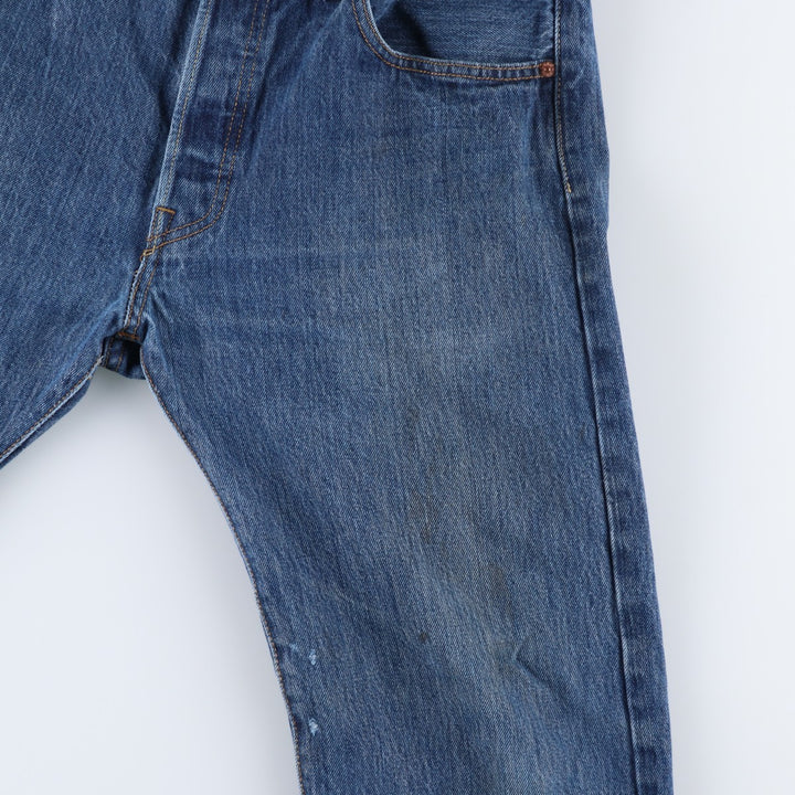 Levi's 501 STRAIGHT FIT straight denim pants for men, equivalent to w34 cotton blue type Vintage Second Hand