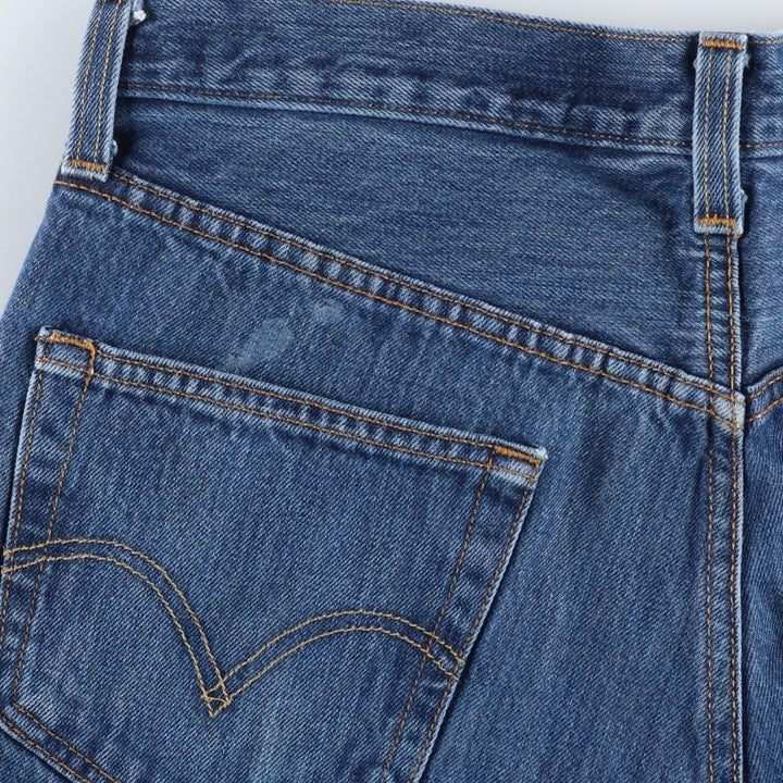 Levi's 501 STRAIGHT FIT straight denim pants for men, equivalent to w34 cotton blue type Vintage Second Hand