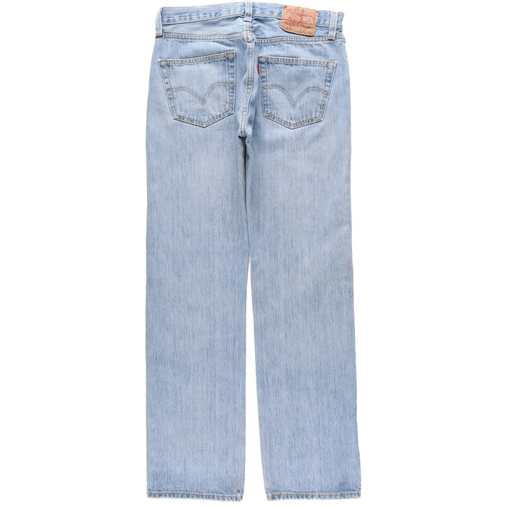 2000'S Levi's 501-0193 Straight Denim Pants, Men's, Size W31 cotton Blue type light blue Vintage Second Hand