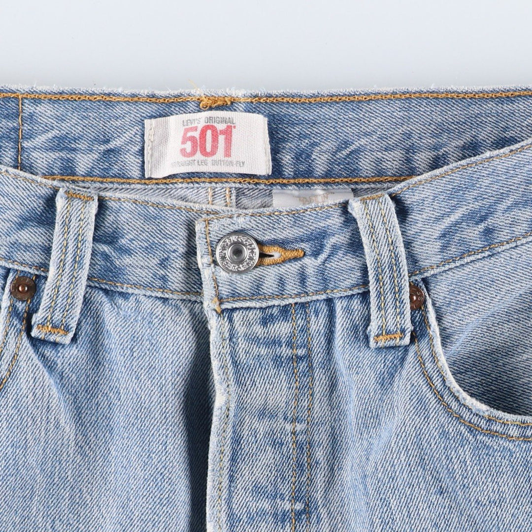 2000'S Levi's 501-0193 Straight Denim Pants, Men's, Size W31 cotton Blue type light blue Vintage Second Hand