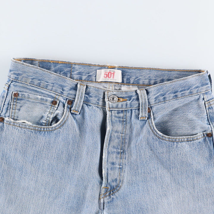 2000'S Levi's 501-0193 Straight Denim Pants, Men's, Size W31 cotton Blue type light blue Vintage Second Hand