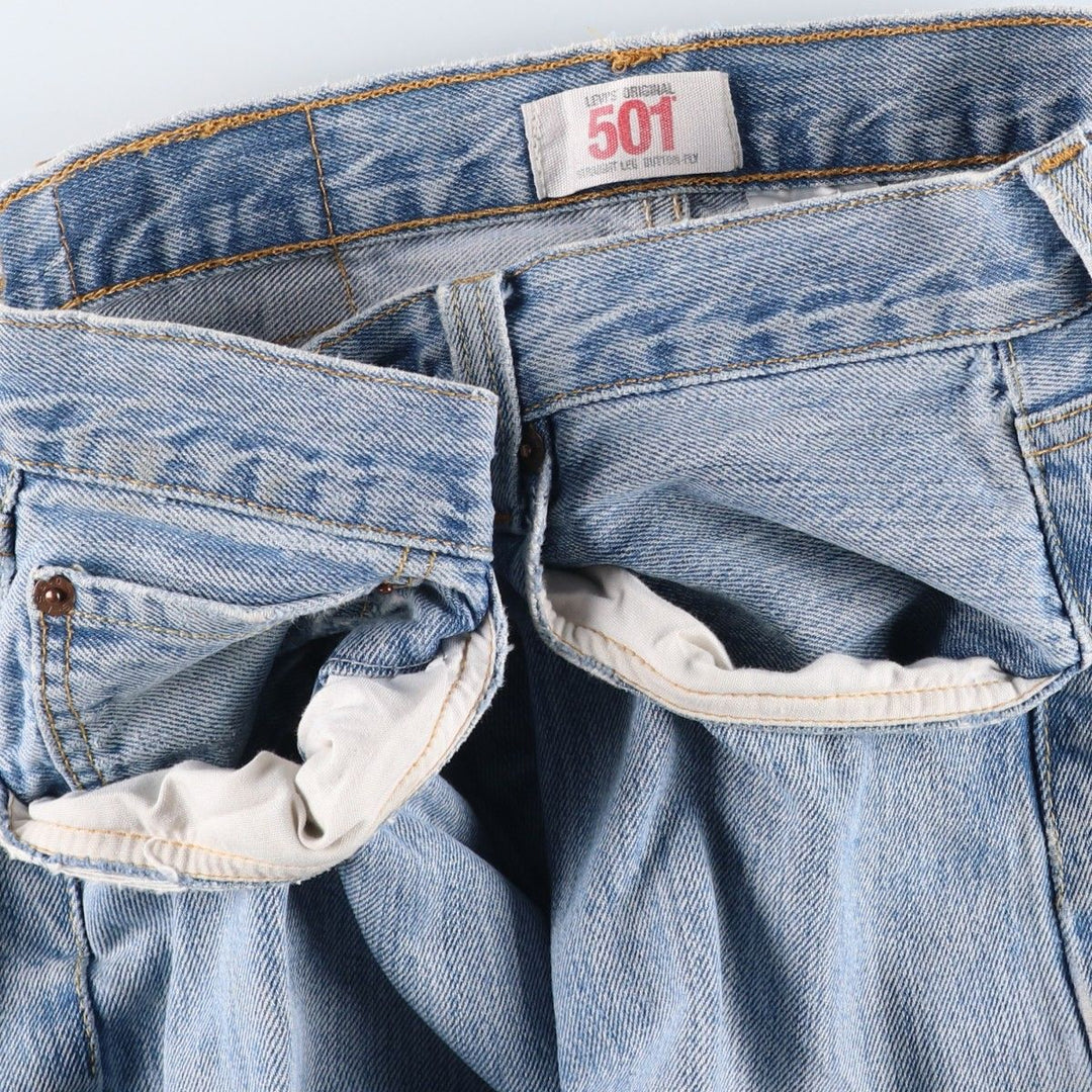 2000'S Levi's 501-0193 Straight Denim Pants, Men's, Size W31 cotton Blue type light blue Vintage Second Hand