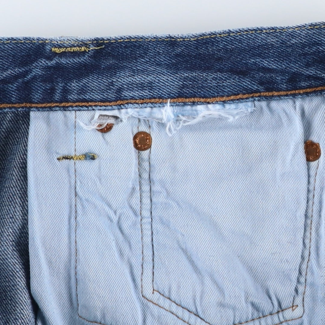Levi's 501 straight denim pants for men, size W36 unclear blue type Vintage Second Hand