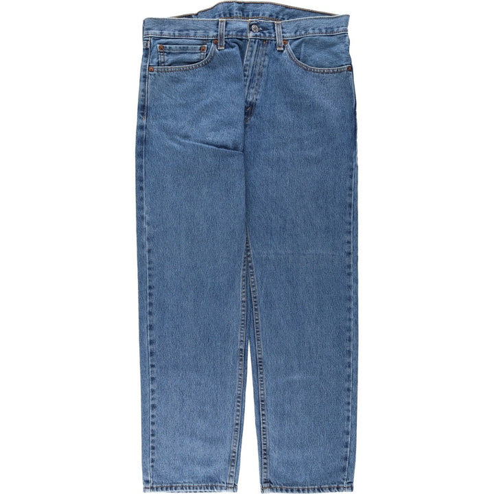 Levi's 505 tapered denim pants for men, size w36 cotton blue type Vintage Second Hand
