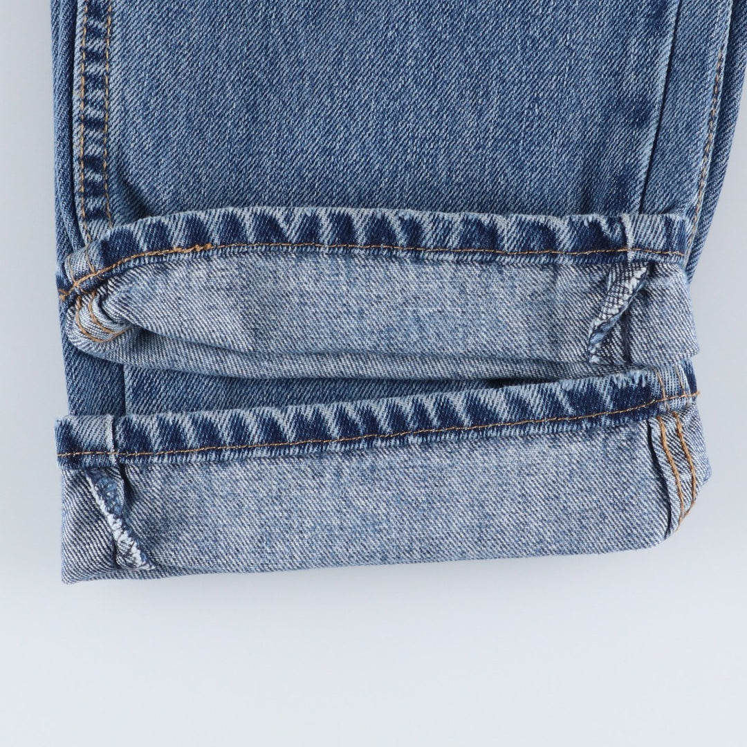 Levi's 505 tapered denim pants for men, size w36 cotton blue type Vintage Second Hand