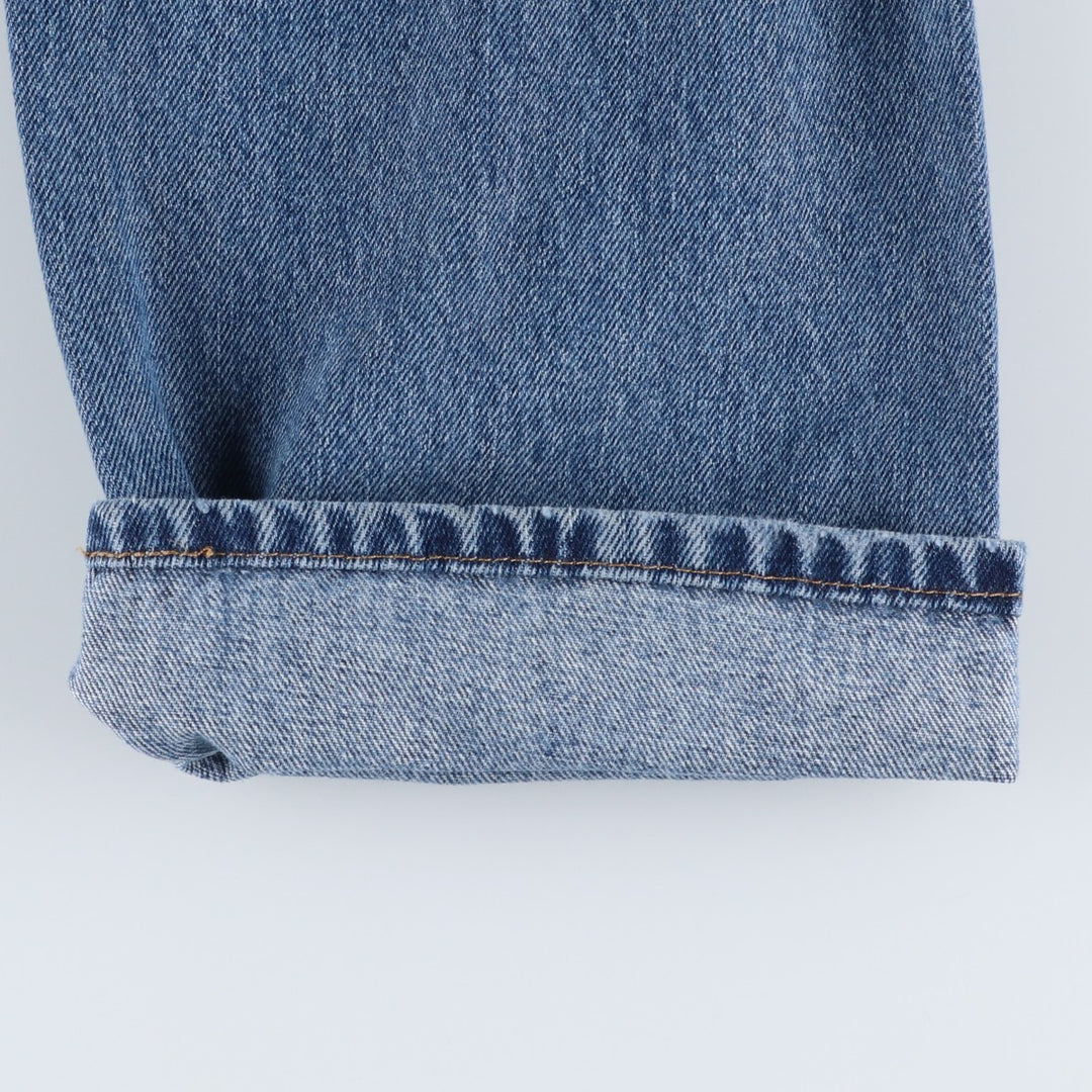 Levi's 505 tapered denim pants for men, size w36 cotton blue type Vintage Second Hand