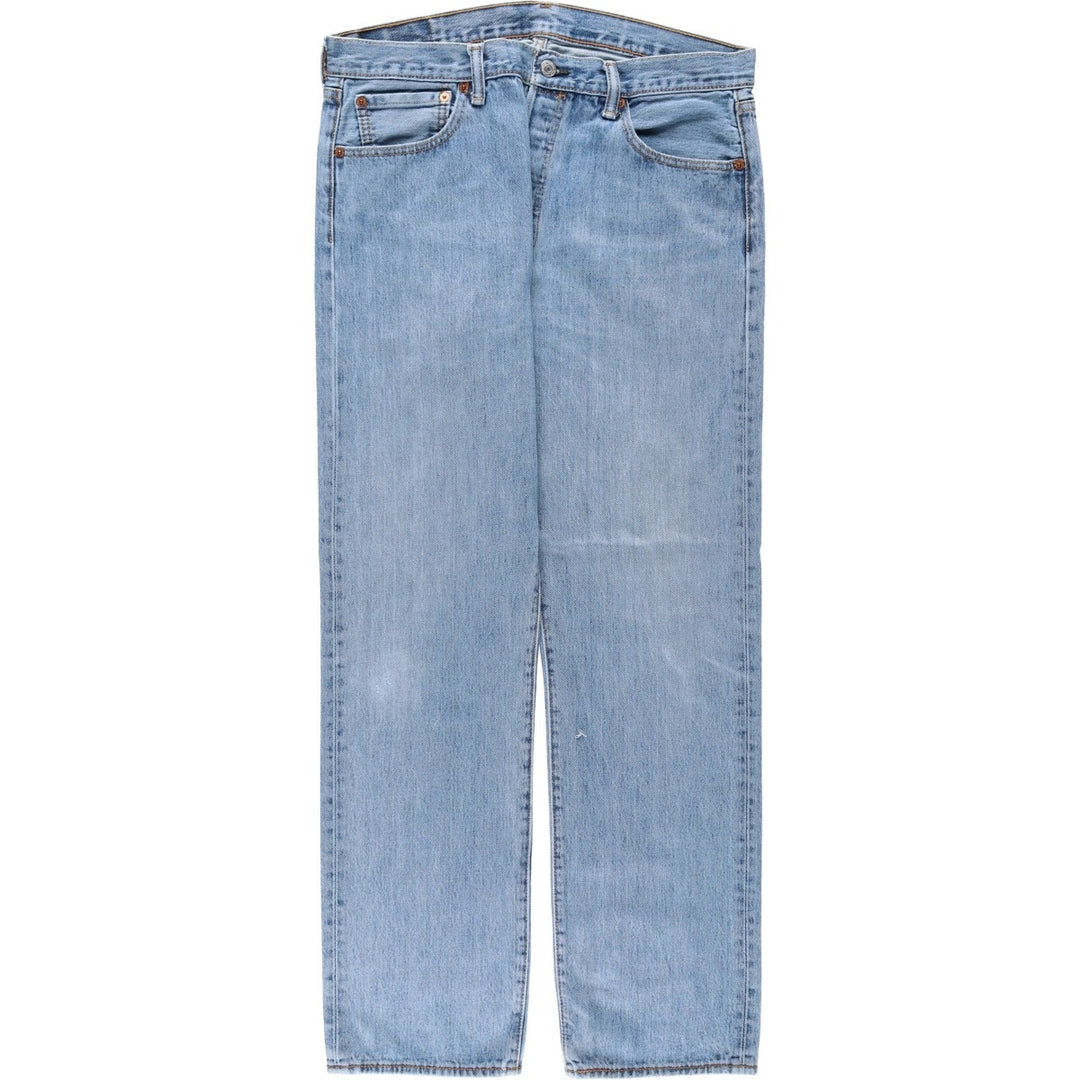 Levi's 501 straight denim pants for men, size W35 unclear blue type Vintage Second Hand