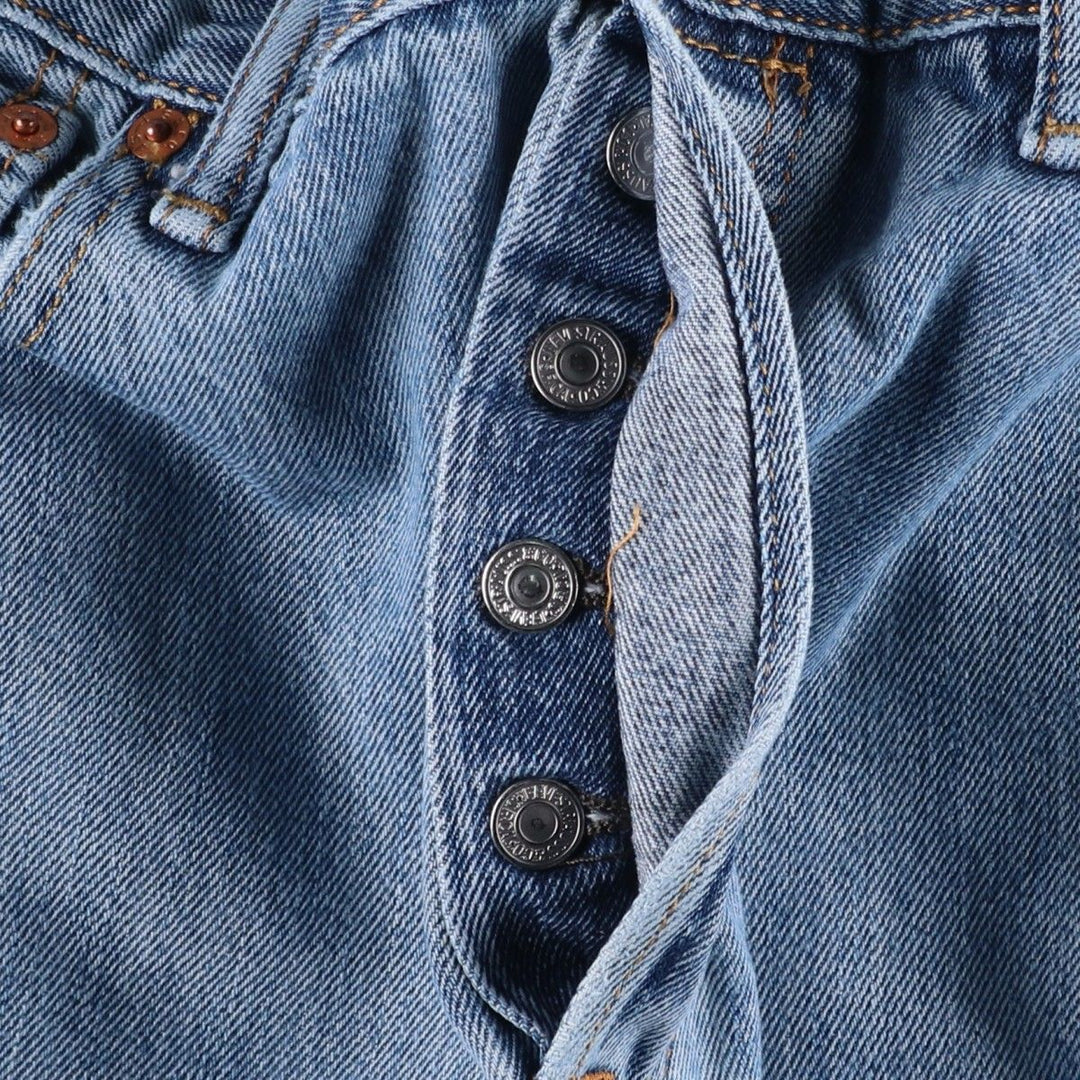 Levi's 501 straight denim pants for men, size W35 unclear blue type Vintage Second Hand