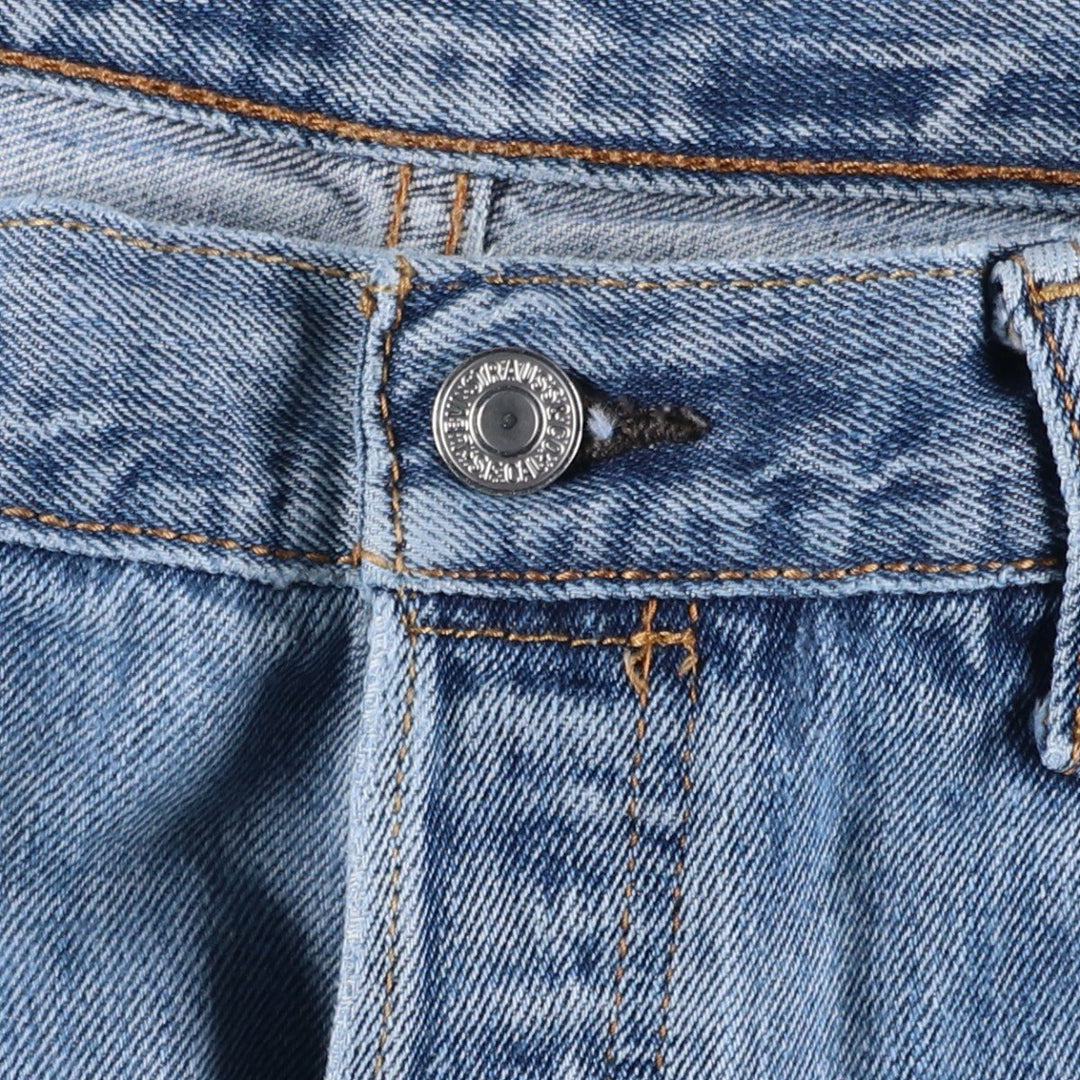 Levi's 501 straight denim pants for men, size W35 unclear blue type Vintage Second Hand
