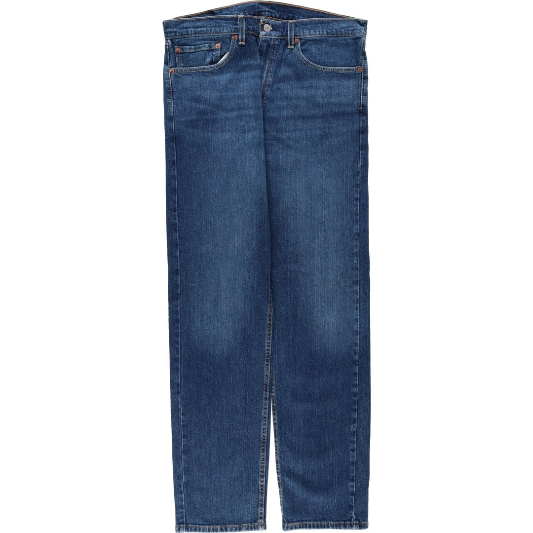 Levi's 505 tapered denim pants for men, size w36 cotton blue type Vintage Second Hand