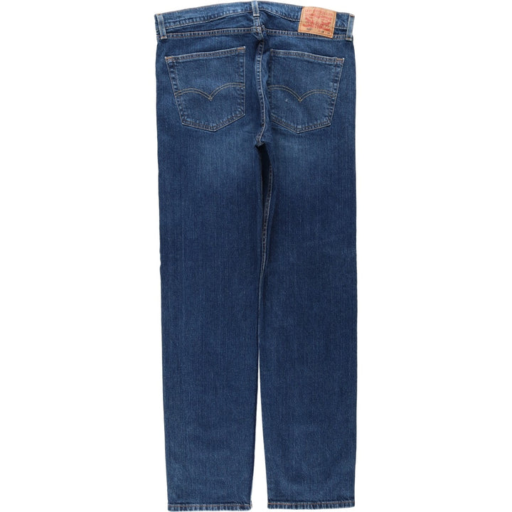 Levi's 505 tapered denim pants for men, size w36 cotton blue type Vintage Second Hand