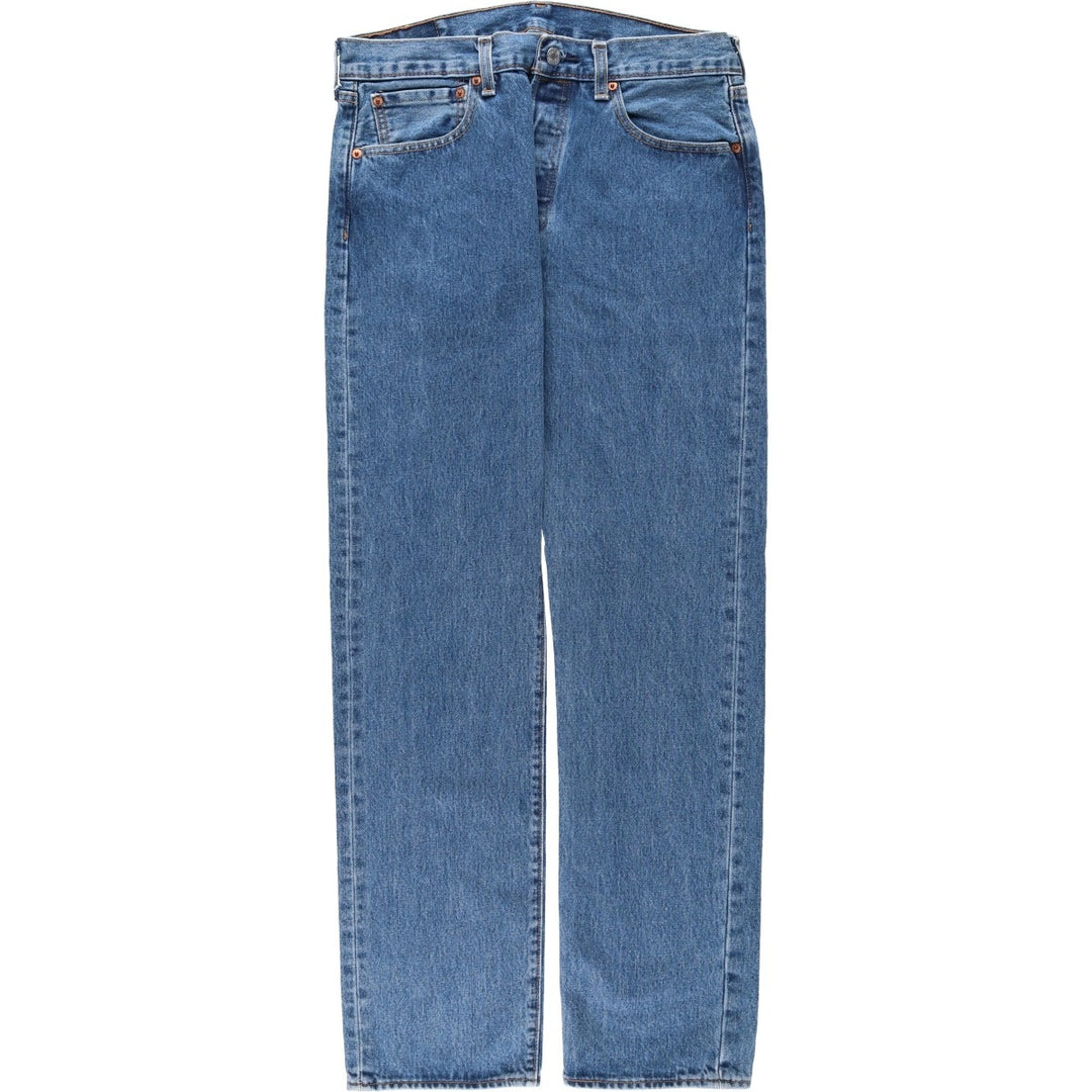 Levi's 501 straight denim pants for men, size W32 cotton blue type Vintage Second Hand