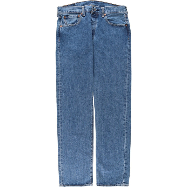 Levi's 501 straight denim pants for men, size W32 cotton blue type Vintage Second Hand