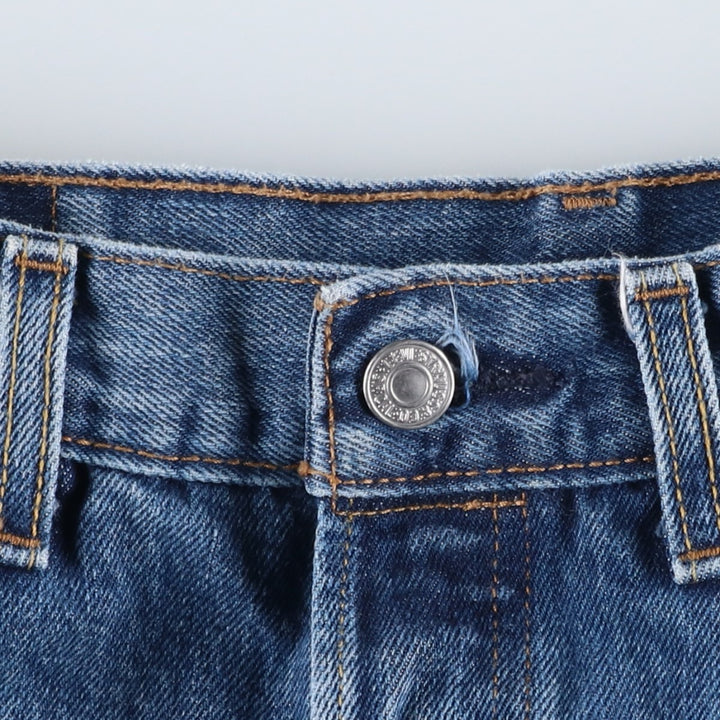 Levi's 501 straight denim pants for men, size W32 cotton blue type Vintage Second Hand