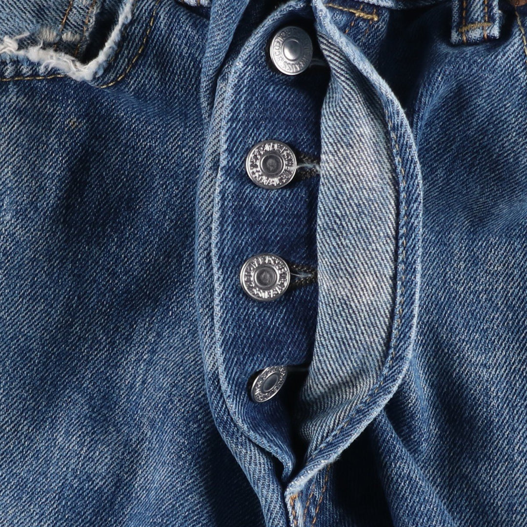 Levi's Men's Straight Denim Pants, Size W34 unclear blue type Vintage Second Hand