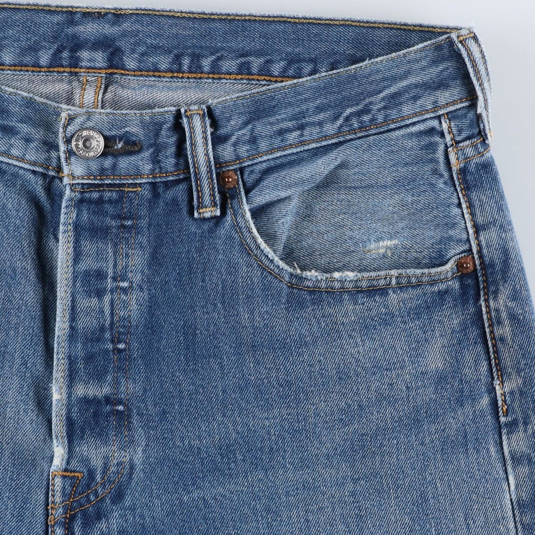 Levi's Men's Straight Denim Pants, Size W34 unclear blue type Vintage Second Hand
