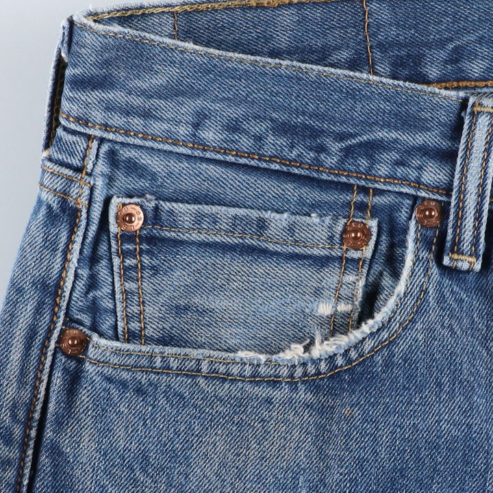 Levi's Men's Straight Denim Pants, Size W34 unclear blue type Vintage Second Hand